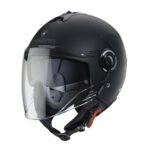 CASCO JET CABERG V4 X NERO OPACO