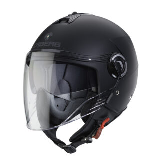 CASCO JET CABERG V4 X NERO OPACO